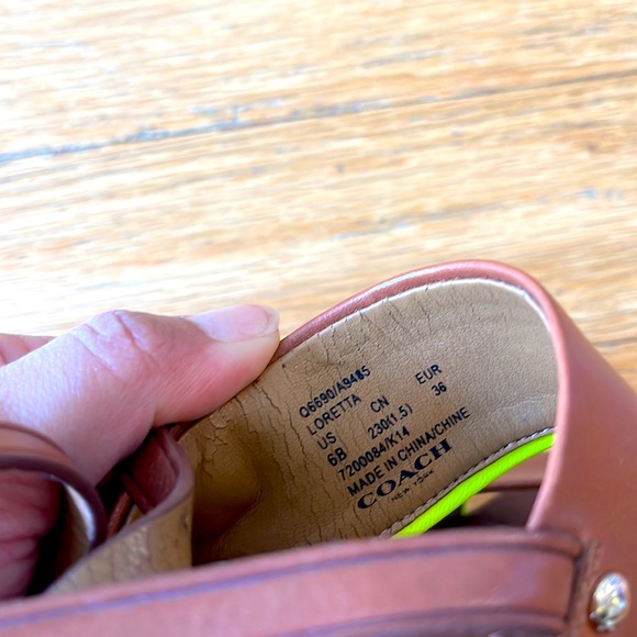 Coach Block Heels | Size 6 - Picture 4 of 5